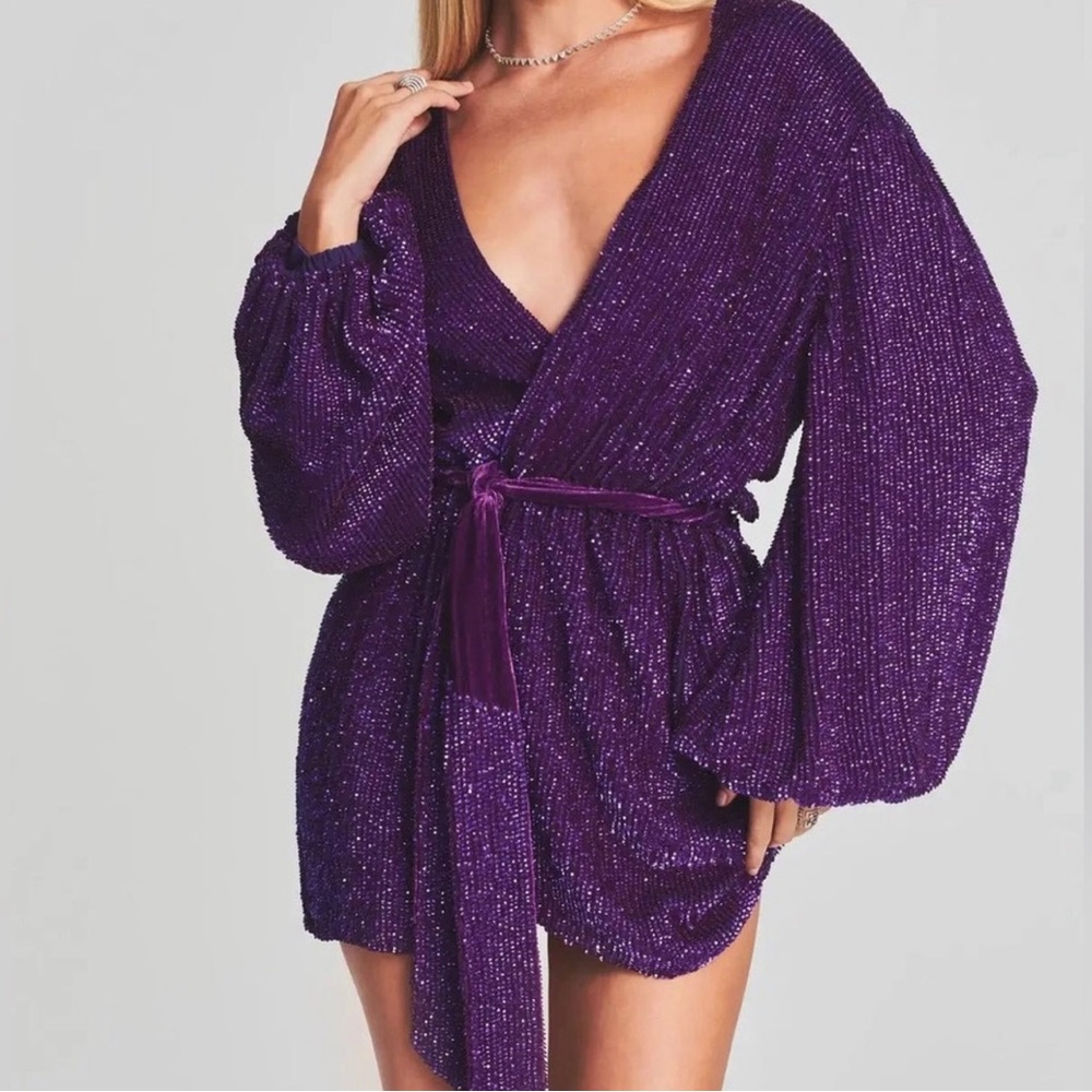 RETROFETE Gabrielle Sequin Robe Dress- XL